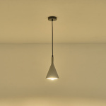 ΦΩΤΙΣΤΙΚΟ ΚΡΕΜΑΣΤΟ ΤΣΙΜΕΝΤΟ 1xΕ27 Max15w 150X150X250mm ΓΚΡΙ ARTE ILLUMINA YESO - Image 3