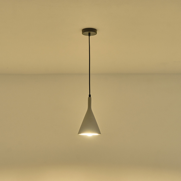 ΦΩΤΙΣΤΙΚΟ ΚΡΕΜΑΣΤΟ ΤΣΙΜΕΝΤΟ 1xΕ27 Max15w 150X150X250mm ΓΚΡΙ ARTE ILLUMINA YESO - Image 3