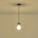 ΦΩΤΙΣΤΙΚΟ ΚΡΕΜΑΣΤΟ ΤΣΙΜΕΝΤΟ-ΓΥΑΛΙ G9 Max15w 100X100X210mm ΜΑΥΡΟ ARTE ILLUMINA SALPICO - Image 3