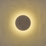 ΑΠΛΙΚΑ ΤΣΙΜΕΝΤΟ-ΜΕΤΑΛΛΟ 5W 3000K 600Lm 240X240X240mm ΛΕΥΚO ARTE ILLUMINA SALPICO - Image 3