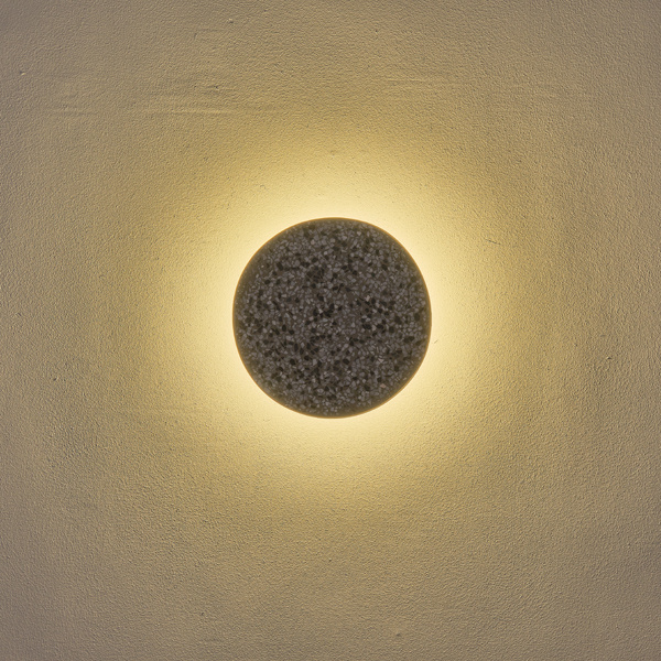 ΑΠΛΙΚΑ ΤΣΙΜΕΝΤΟ-ΜΕΤΑΛΛΟ 5W 3000K 600Lm 240X240X240mm ΓΚΡΙ ΑRTE ILLUMINA SALPICO - Image 3