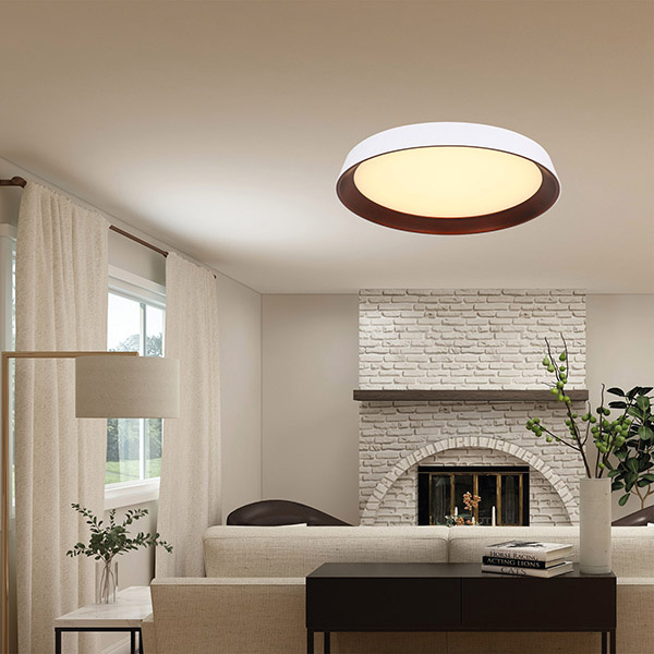 ΠΛΑΦΟΝΙΕΡΑ LED 60W Φ700X90 3000Κ ΛΕΥΚH-ΜΠΡΟΝΖΕ ARTE ILLUMINA MOONLIGHT - Image 2