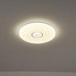 ΠΛΑΦΟΝΙΕΡΑ ΠΛΑΣΤΙΚΗ LED 60W 5580Lm 3000K 3CCT 3000-4000-6500K Φ480x75mm ΛΕΥΚΟ ARTE ILLUMINA TRIANO - Image 3
