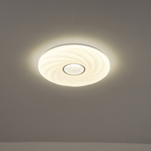 ΠΛΑΦΟΝΙΕΡΑ ΠΛΑΣΤΙΚΗ LED 60W 5580Lm 3000K 3CCT 3000-4000-6500K Φ480x75mm ΛΕΥΚΟ ARTE ILLUMINA TRIANO - Image 3