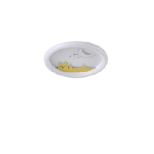ΠΛΑΦΟΝΙΕΡΑ ΠΛΑΣΤΙΚΗ LED 60W 5940Lm 3CCT(3000-4000-6000K) Φ480mm ΛΕΥΚΟ-ΚΙΤΡΙΝΟ ARTE ILLUMINA ALEGRE - Image 2