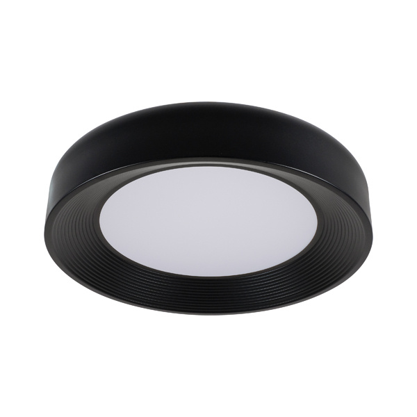 ΠΛΑΦΟΝΙΕΡΑ ΜΕΤΑΛΛΙΚΗ 40W 2262Lm 3000K 500x500x100mm ΜΑΥΡΟ ARTE ILLUMINA UPON - Image 2