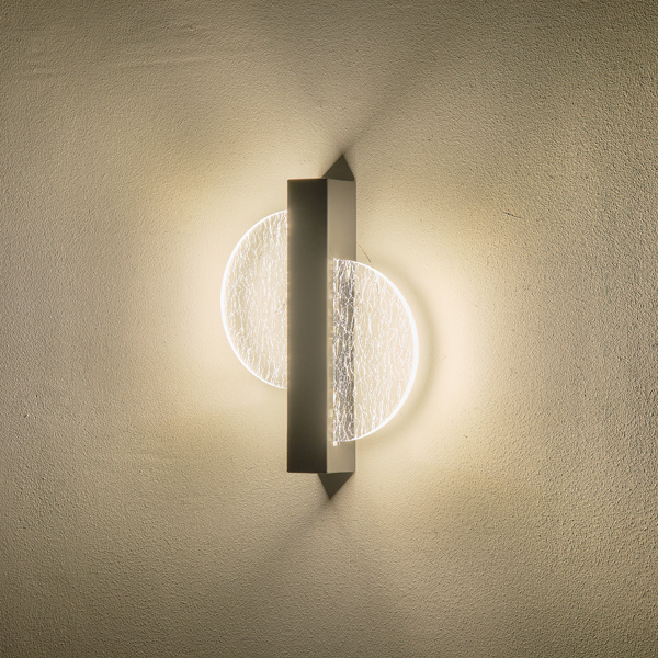 ΑΠΛΙΚΑ ΤΟΙΧΟΥ ΑΚΡΥΛΙΚΗ 6W 312Lm 3000K 195Χ45mm ΜΑΥΡO ARTE ILLUMINA ERATO - Image 3