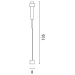 ΑΠΛΙΚΑ ΤΟΙΧΟΥ ΡΑΒΔΟΣ LED 9W 8X135 ΧΡΥΣΟ ARTE ILLUMINA CLIO - Image 3
