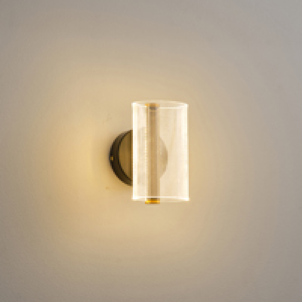 ΑΠΛΙΚΑ ΑΚΡΥΛΙΚΗ 8W 720Lm 3000K 420X380mm ΜΑΥΡO DOTS ARTE ILLUMINA SPARKY - Image 3