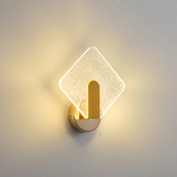 ΑΠΛΙΚΑ ΑΚΡΥΛΙΚΗ 8W 720Lm 3000K 540X480mm ΧΡΥΣO ARTE ILLUMINA VOLET - Image 3