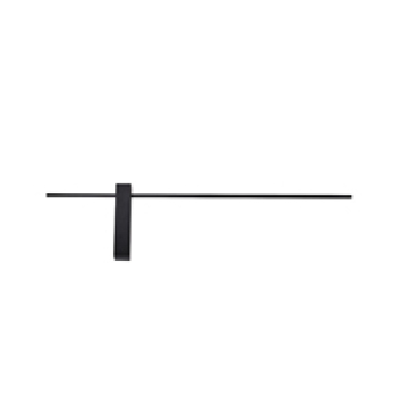 ΑΠΛΙΚΑ TOIXOY ΜΕΤΑΛΛΙΚΗ LED 10W 1000Lm 3000K 800X200X40mm ΜΑΥΡΟ ARTE ILLUMINA CLIO - Image 2