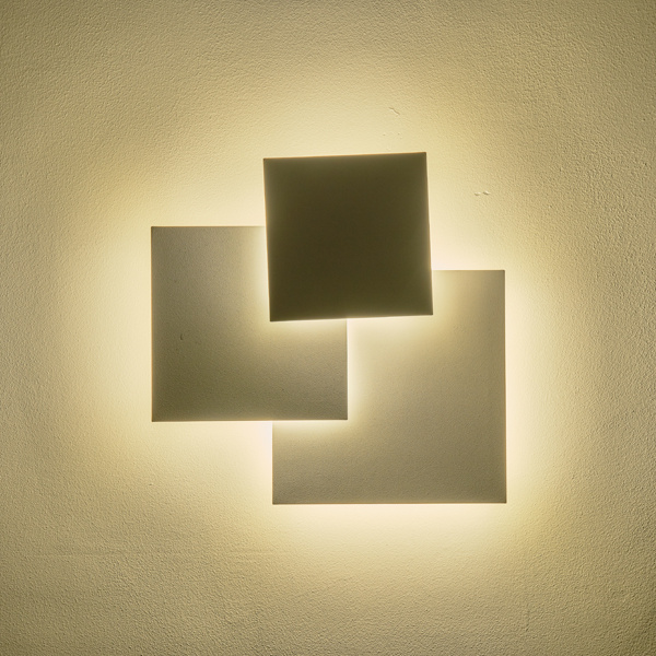 ΦΩΤΙΣΤΙΚΟ TOIXOY LED 16W 1400Lm 3000Κ 450X440mm ΛΕΥΚΟ ARTE ILLUMINA THALIA - Image 3