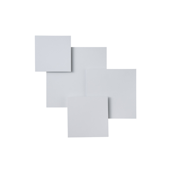 ΦΩΤΙΣΤΙΚΟ TOIXOY ΜΕΤΑΛΛIKO LED 30W 2600Lm 3000Κ 550X550mm ΛΕΥΚΟ ARTE ILLUMINA THALIA - Image 2