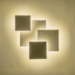 ΦΩΤΙΣΤΙΚΟ TOIXOY ΜΕΤΑΛΛIKO LED 30W 2600Lm 3000Κ 550X550mm ΛΕΥΚΟ ARTE ILLUMINA THALIA - Image 3