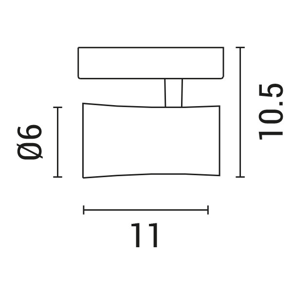 ΣΠΟΤ ΟΡΟΦΗΣ ΜΟΝΟ GU10 S1901 ΛΕΥΚΟ ARTE ILLUMINA - Image 3