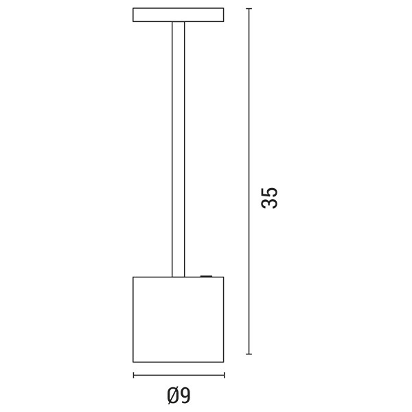 ΠΟΡΤΑΤΙΦ ΑΦΗΣ ΕΠΑΝΑΦΟΡΤΙΖΟΜΕΝΟ LED 4W 150Lm 3000K 5V DIMMABLE ΜΑΥΡΟ ARTE ILLUMINA TABLO - Image 3