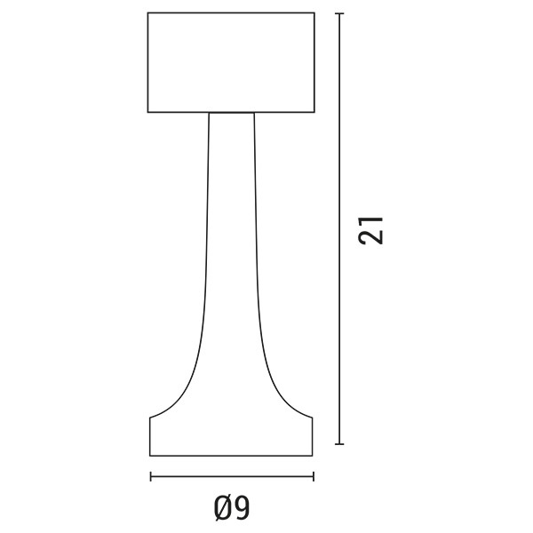 ΠΟΡΤΑΤΙΦ ΑΦΗΣ ΕΠΑΝΑΦΟΡΤΙΖΟΜΕΝΟ LED 3W 240Lm 3000K 5V DIMMABLE ΑΣΗΜΙ ARTE ILLUMINA GLOWORA - Image 3