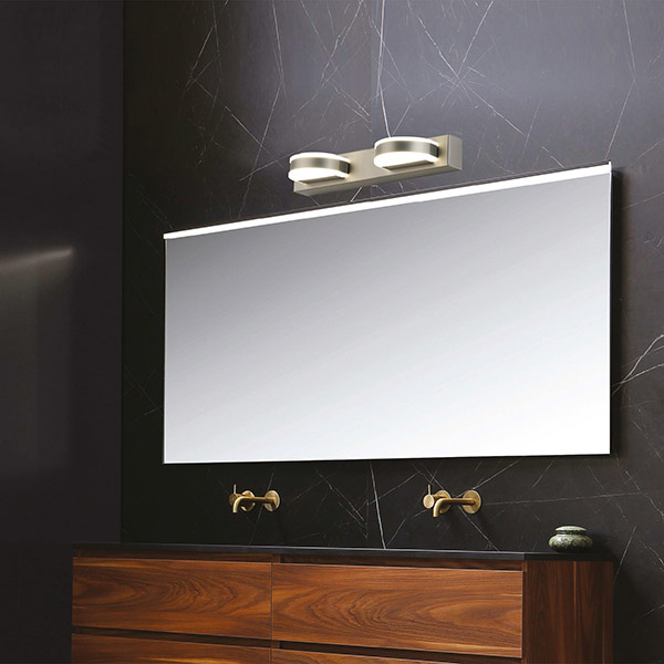 ΑΠΛΙΚΑ ΤΟΙΧΟΥ LED 8W 4000Κ ΟΒΑΛ 2Φ 320X50X100 ΝΙΚΕΛ ARTE ILLUMINA - Image 2