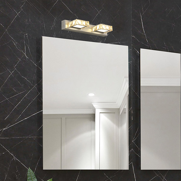 ΑΠΛΙΚΑ ΤΟΙΧΟΥ LED 8W 4000Κ ΤΕΤΡΑΓΩΝΗ 2Φ 320X50X116 ΝΙΚΕΛ ARTE ILLUMINA - Image 2