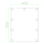ΚΑΘΡΕΠΤΗΣ ΜΑΚΙΓΙΑΖ ΠΑΡΑΛΛΗΛΟΓΡΑΜΜΟΣ LED 9W 1680Lm 85-265V 40X50 CM ARTE ILLUMINA LOGE - Image 3