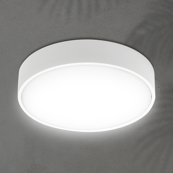 ΠΛΑΦΟΝΙΕΡΑ ΣΤΡΟΓΓΥΛΗ LED 24W 4000Κ  Φ30 IP54 ΛΕΥΚΗ ARTE ILLUMINA - Image 2