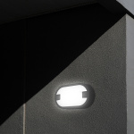 ΑΠΛΙΚΑ ΟΒΑΛ LED 15W 4000K 215X125X59mm IP65 ΛΕΥΚΟ-ΜΑΥΡΟ ARTE ILLUMINA - Image 3