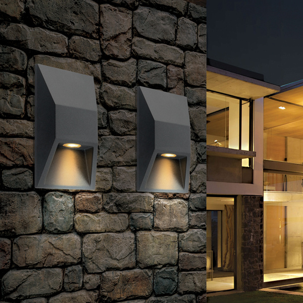 ΦΩΤΙΣΤΙΚΟ ΤΟΙΧΟΥ ΑΛΟΥΜΙΝΙΟΥ 1W 164X82X54.5mm ΓΡΑΦΙΤΗΣ ARTE ILLUMINA - Image 3