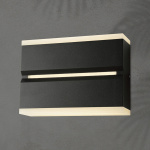 ΑΠΛΙΚΑ ΤΟΙΧΟΥ LED 12W 3000K IP54 180X126X50mm ΜΑΥΡΟ ARTE ILLUMINA - Image 2