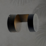 ΑΠΛΙΚΑ ΤΟΙΧΟΥ LED 9W 3000K IP54 108X150mm ΜΑΥΡΟ ARTE ILLUMINA - Image 2