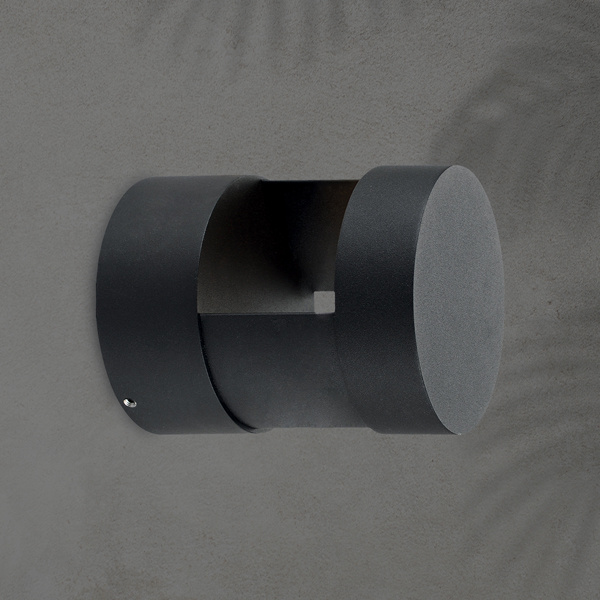 ΑΠΛΙΚΑ ΤΟΙΧΟΥ LED UP-DOWN 9W 3000K IP54 108X150mm ΜΑΥΡΟ ARTE ILLUMINA - Image 2