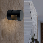 ΑΠΛΙΚΑ ΤΟΙΧΟΥ LED UP-DOWN 9W 3000K IP54 108X150mm ΜΑΥΡΟ ARTE ILLUMINA - Image 3