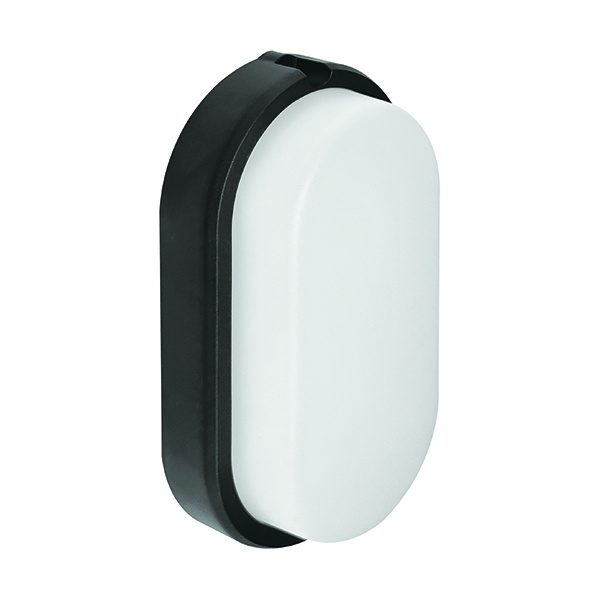 ΑΠΛΙΚΑ ΤΟΙΧΟΥ LED  ΠΛΑΣΤΙΚΗ ΟΒΑΛ 11W 168X92X48mm 4000Κ ΜΑΥΡΟ ARTE ILLUMINA - Image 2