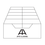 ΑΠΛΙΚΑ ΤΟΙΧΟΥ LED  ΠΛΑΣΤΙΚΗ ΟΒΑΛ 11W 168X92X48mm 4000Κ ΜΑΥΡΟ ARTE ILLUMINA - Image 3