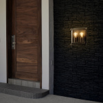 ΑΠΛΙΚΑ ΤΟΙΧΟΥ ΜΕΤΑΛΛΙΚΗ Ε27 2Χ20W 220X220X95mm IP65 ΜΑΥΡΗ ARTE ILLUMINA - Image 3