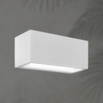 ΑΠΛΙΚΑ ΤΟΙΧΟΥ 2XΕ27 250X110X10 IP54 ΛΕΥΚΗ  UP DOWN ARTE ILLUMINA AMIGO - Image 2