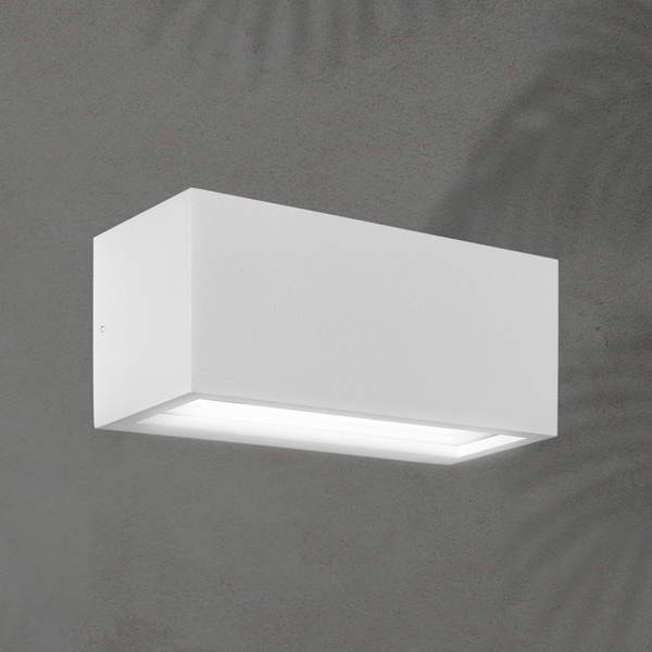 ΑΠΛΙΚΑ ΤΟΙΧΟΥ 2XΕ27 250X110X10 IP54 ΛΕΥΚΗ  UP DOWN ARTE ILLUMINA AMIGO - Image 2