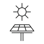 ΗΛΙΑΚΗ ΑΠΛΙΚΑ ΜΕ ΚΟΛΩΝΑΚΙ & ΑΝΙΧΝΕΥΤΗ ΚΙΝΗΣΗΣ 3W 400LM 166X166X715mm 3CCT ARTE ILLUMINA - Image 3