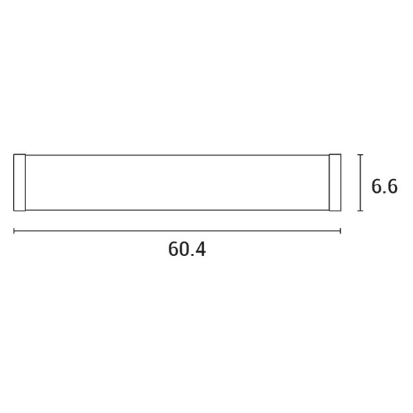 ΦΩΤΙΣΤΙΚΟ ΜΠΑΝΙΟΥ LED 16W 4000K 604X75X66 IP44 ΝΙΚΕΛ MAT ARTE ILLUMINA IRON 5 - Image 3