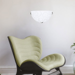 ΑΠΛΙΚΑ ΤΟΙΧΟΥ Φ30 1XΕ27 Max 15W ΛΕΥΚΟ-ΝΙΚΕΛ  ARTE ILLUMINA LEIA - Image 2