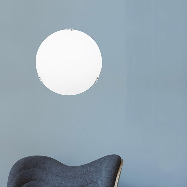 ΠΛΑΦΟΝΙΕΡΑ ΤΟΙΧΟΥ Φ40 2ΧΕ27 ΛΕΥΚΟ-ΝΙΚΕΛ ARTE ILLUMINA PAROS - Image 2