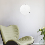 ΠΛΑΦΟΝΙΕΡΑ ΤΟΙΧΟΥ Φ30 1XΕ27 ΛΕΥΚΟ-ΝΙΚΕΛ ARTE ILLUMINA ERIS - Image 2