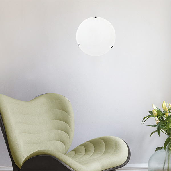 ΠΛΑΦΟΝΙΕΡΑ ΤΟΙΧΟΥ Φ30 1XΕ27 ΛΕΥΚΟ-ΝΙΚΕΛ ARTE ILLUMINA ERIS - Image 2