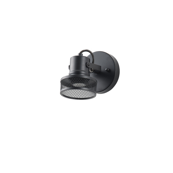 ΣΠΟΤ ΟΡΟΦΗΣ ΜΕ ΔΙΧΤΥ 1XGU10 MAX8W 165X100X152mm ΜΑΥΡΟ ARTE ILLUMINA - Image 2