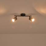 ΣΠΟΤ ΜΕΤΑΛΛΙΚΟ ΔΙΦΩΤΟ 2XGU10 Max 7W 300X80X155mm ΜΑΥΡΟ ARTE ILLUMINA OLYMP - Image 3