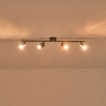 ΣΠΟΤ ΜΕΤΑΛΛΙΚΟ 4ΦΩΤΟ 4XGU10  Max 7W 790X80X165mm ΜΑΥΡΟ ARTE ILLUMINA OLYMP - Image 3