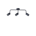 ΣΠΟΤ ΜΕΤΑΛΛΙΚΟ 3ΦΩΤΟ 3XGU10 Max 7W 500X90X230mm ΜΑΥΡΟ ARTE ILLUMINA OLYMP - Image 2