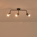 ΣΠΟΤ ΜΕΤΑΛΛΙΚΟ 3ΦΩΤΟ 3XGU10 Max 7W 500X90X230mm ΜΑΥΡΟ ARTE ILLUMINA OLYMP - Image 3