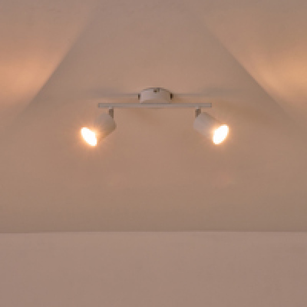 ΣΠΟΤ ΜΕΤΑΛΛΙΚΟ ΔΙΦΩΤΟ 2XGU10 Max 7W 300X80X155mm ΛΕΥΚΟ ARTE ILLUMINA OLYMP - Image 3