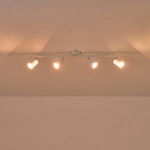 ΣΠΟΤ ΜΕΤΑΛΛΙΚΟ 4ΦΩΤΟ 4XGU10 Max 7W 790X80X165mm ΛΕΥΚΟ ARTE ILLUMINA OLYMP - Image 3