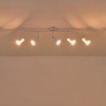 ΣΠΟΤ ΜΕΤΑΛΛΙΚΟ 5ΦΩΤΟ 5XGU10 Max 7W  800X90X230mm ΛΕΥΚΟ  ARTE ILLUMINA OLYMP - Image 3